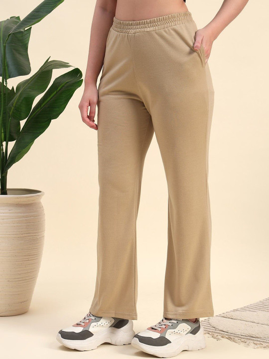 Leewan Women Relaxed Fit Regular Track Pant