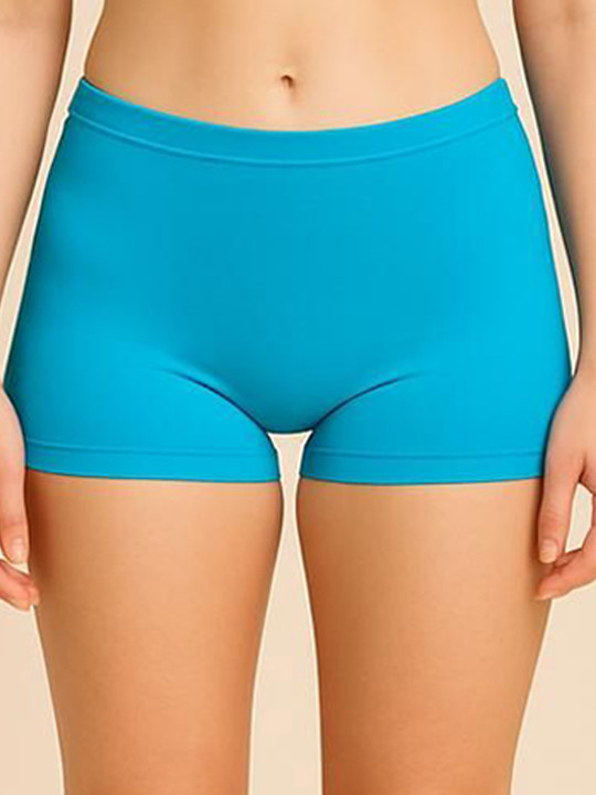 HIRRUX Women High Coverage Super Combed Cotton Boy Shorts Brief