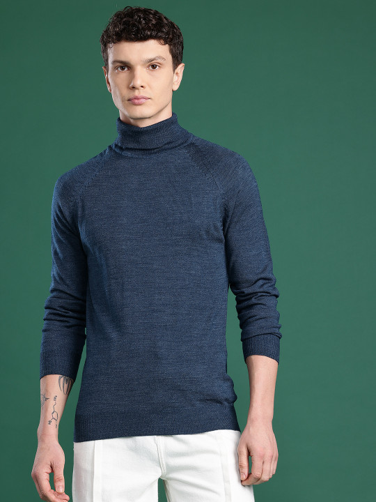 Cayman Men Turtle Neck Woollen Pullover