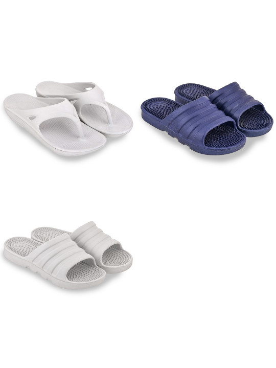 Feel alive Men Set of 3 Sliders Flip Flops