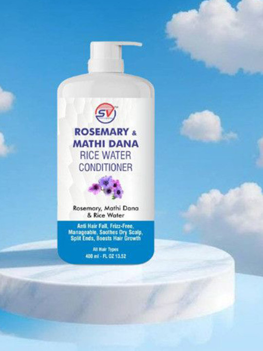 SV PROFESSIONAL Rosemary & Rice Water Conditioner For Dry & Dehydrated Hair- 400ml