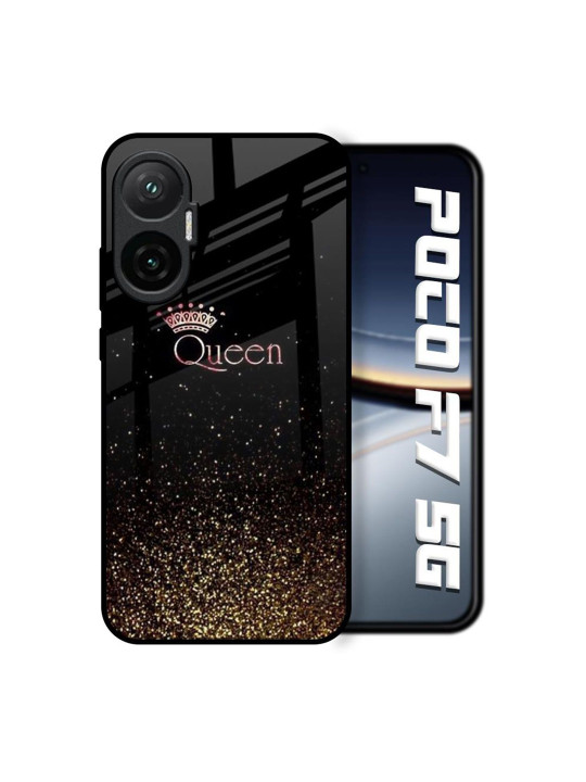 QRIOH Quirky Printed Poco F7 5G Back Case Mobile Accessories