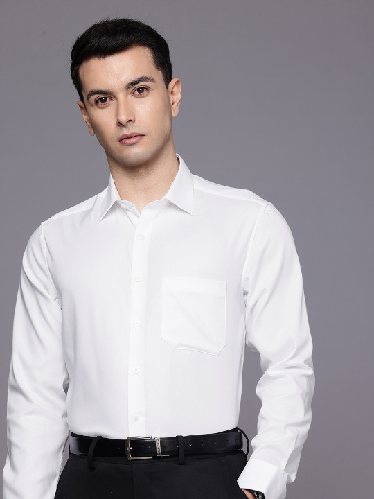 Louis Philippe Slim Fit Pure Cotton Formal Shirt