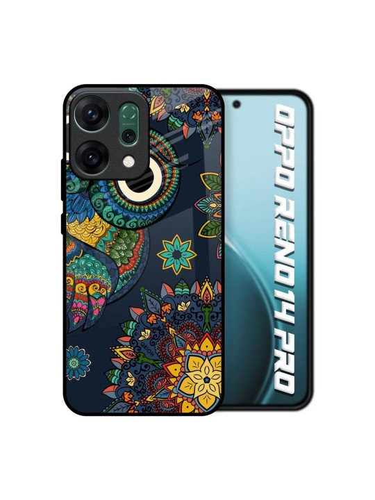 QRIOH Quirky Printed Oppo Reno14 Pro 5G Back Case Mobile Accessories