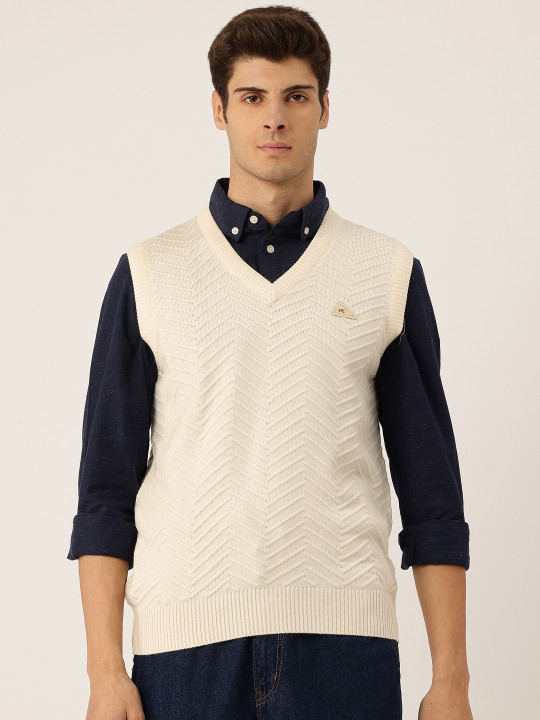 Monte Carlo Chevron Woollen Sweater Vest