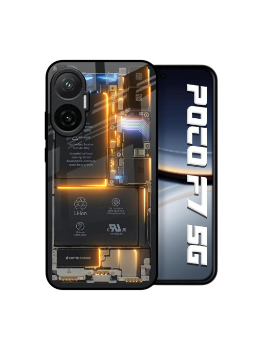 QRIOH Quirky Printed Poco F7 5G Back Case Mobile Accessories