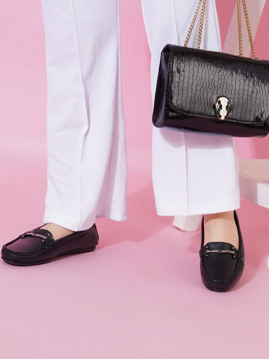 Stylestry Women Synthetic Slip On Loafers