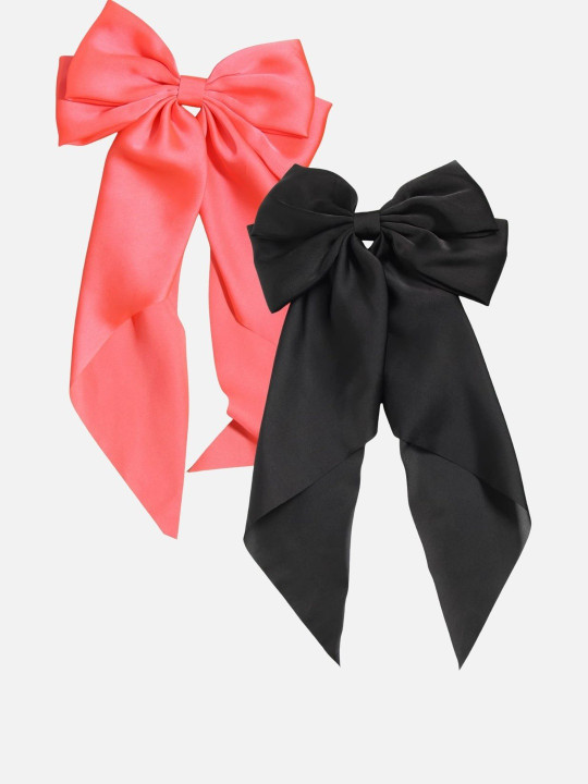 Rovlina Women Set of 2 Fabric Bow Hair Accessory Set
