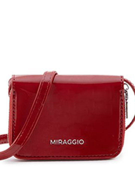 MIRAGGIO Moxie Micro Structured Sling Bag With Detachable Strap
