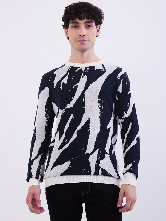 SPYKAR Men Printed Pullover