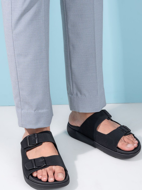 Roadster Men Black Sandals