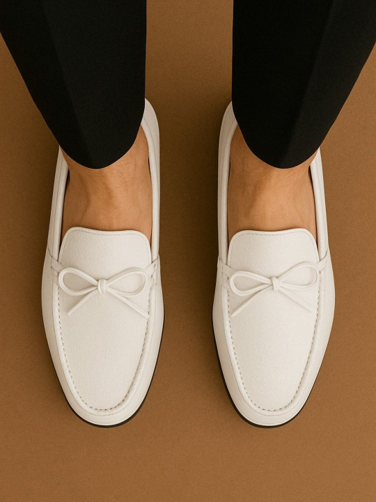MICHEAL FERAAS Men Slip-On Leather Loafers