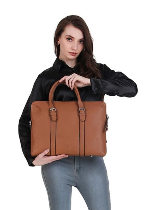 the leather warehouse Women Leather Laptop Bag