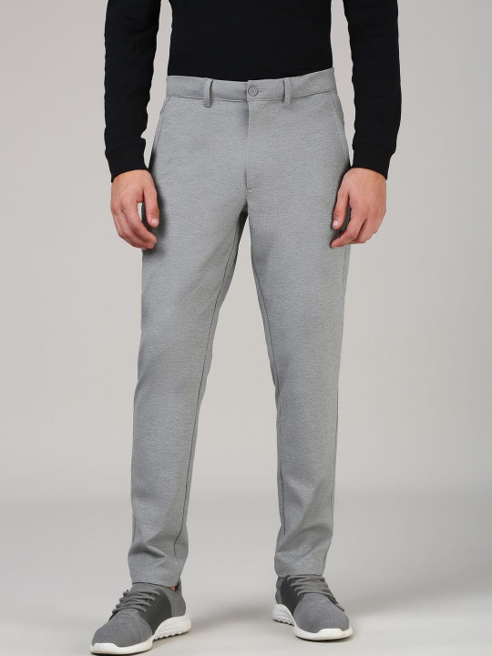Van Heusen Innerwear Men Solid Functional Pocket 9 to 9 Travel Pant