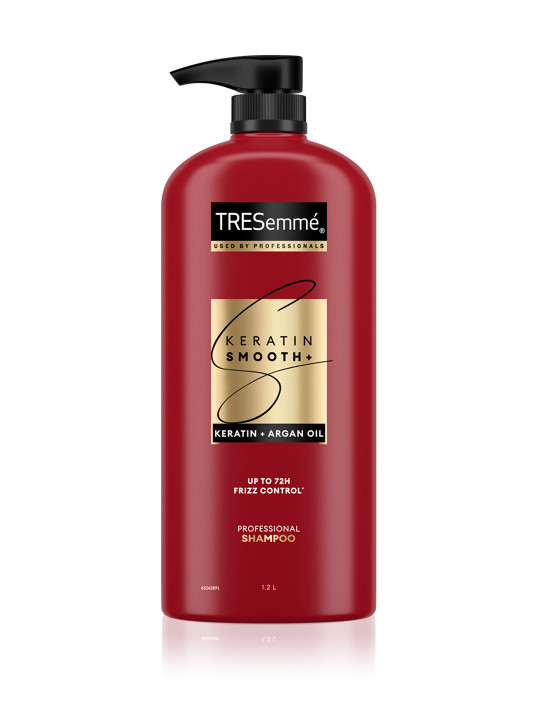 TRESemme Keratin Smooth Professional Shampoo with Argan Oil for Frizz Control - 1.2 L