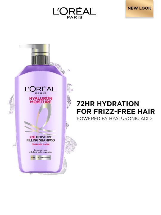 LOreal Paris Hyaluron Moisture 72H Moisture Filling Shampoo with Hyaluronic Acid - 650 ml