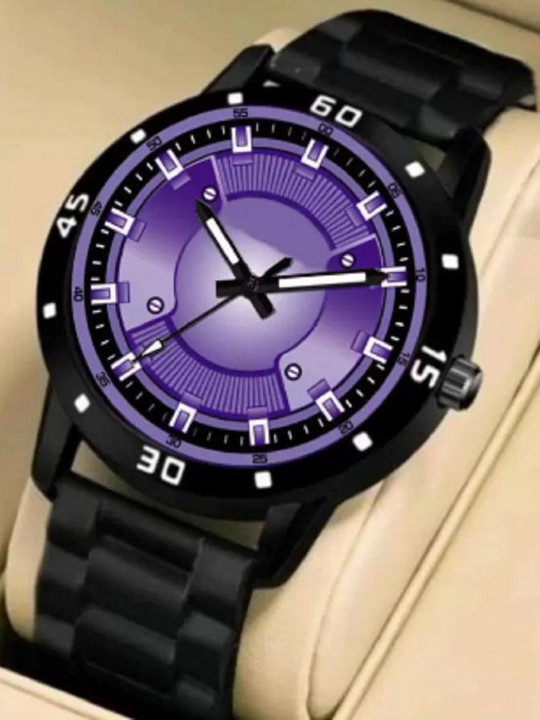Miss Perfect Men Textured Dial & Straps Analogue Watch QE361