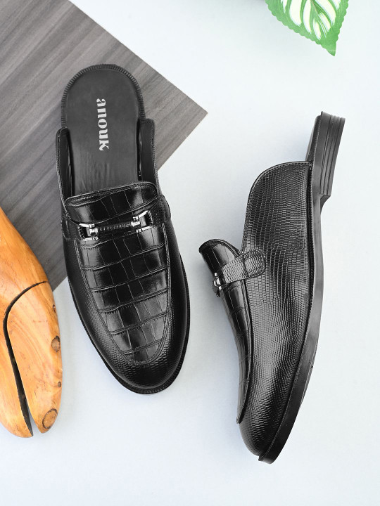 Anouk Men Slip-On Shoe-Style Sandals