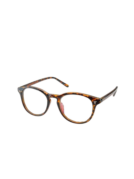 SPADEACES Unisex Abstract Square Metal Full Rim Oval Frame
