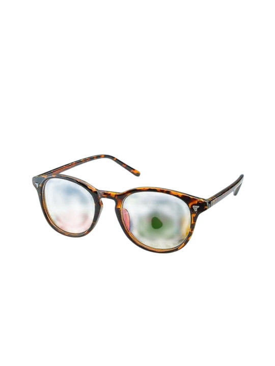 SPADEACES Unisex Abstract Square Metal Full Rim Oval Frame