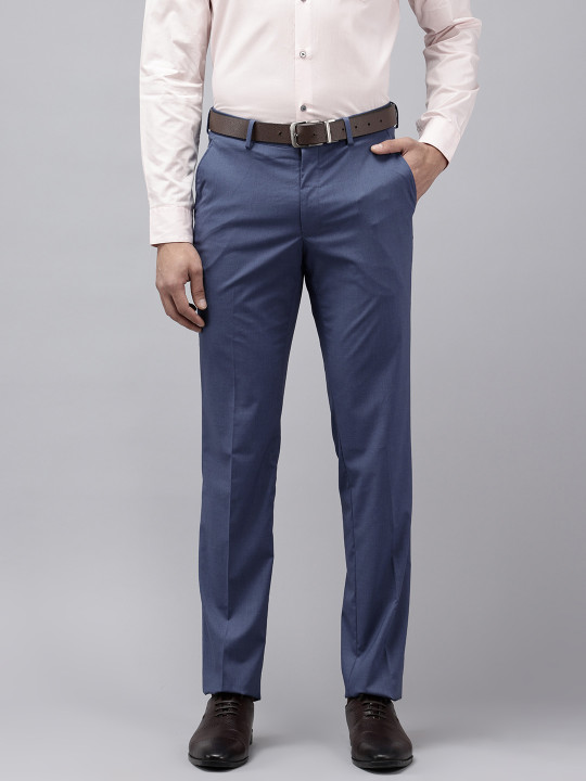 Van Heusen Men Slim Fit Formal Trousers