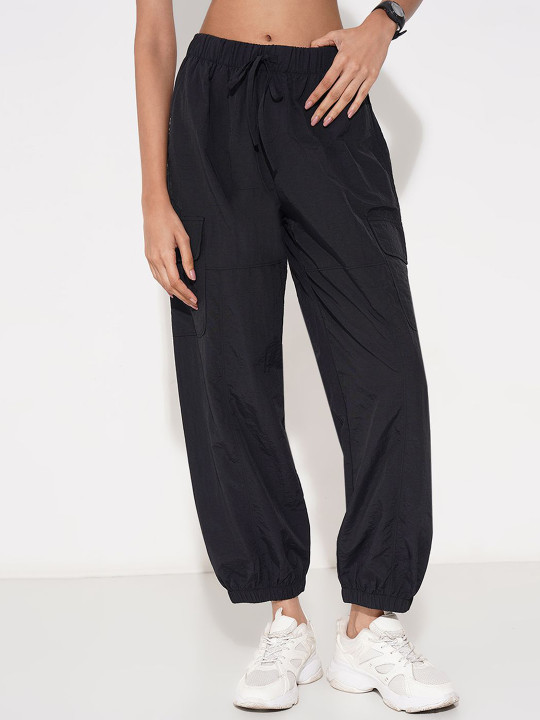 Ajile by Pantaloons Women Relaxed-Fit Mid-Rise Joggers