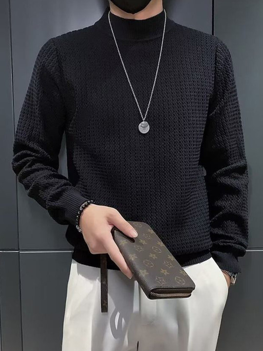 StyleCast Men High Neck Pullover