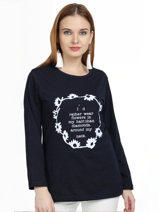 Moda Rapido Women Cotton Bio Finish Tshirts