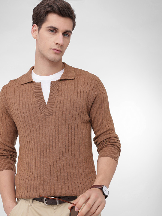 French Connection Spread Collar Woollen Pullover Sweater