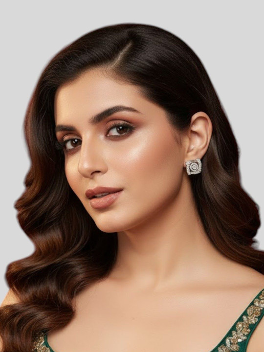 AURAA TRENDS Geometric Studs