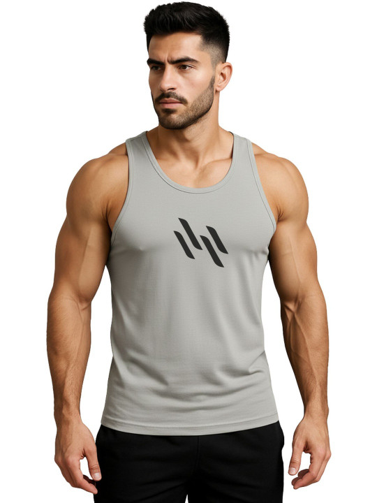 3Colors Men Scoop Neck Sleeveless Gym Vest
