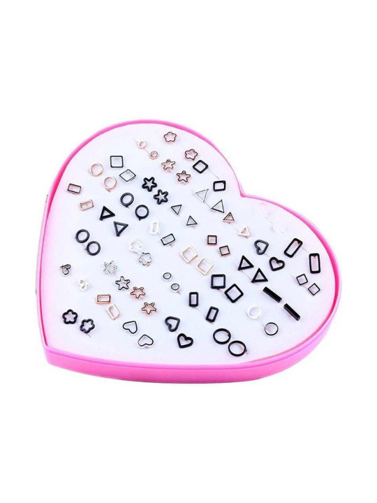 Checks & Squires Geometric Studs Earrings