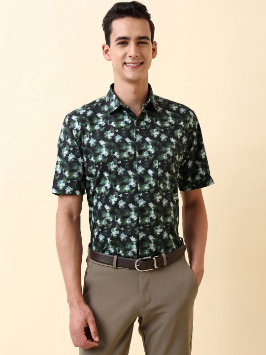Allen Solly Men Slim Fit Floral Printed Casual Shirt