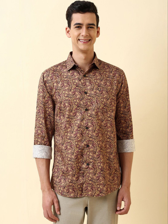 Allen Solly Men Slim Fit Printed Casual Shirt