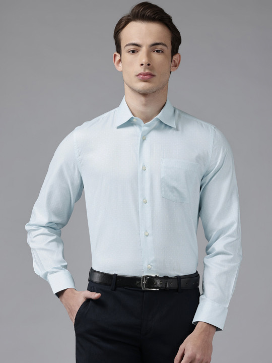 Blackberrys Micro Ditsy Slim Fit Pure Cotton Casual Shirt