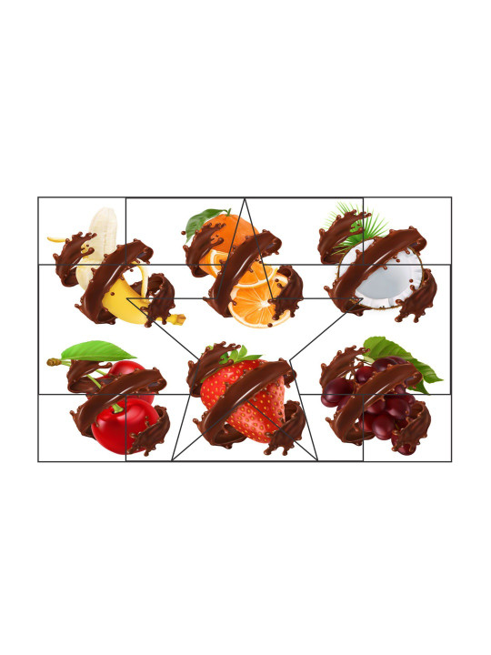 Sai Designs Red & Brown Printed Self-Adhesive Wall Stickers