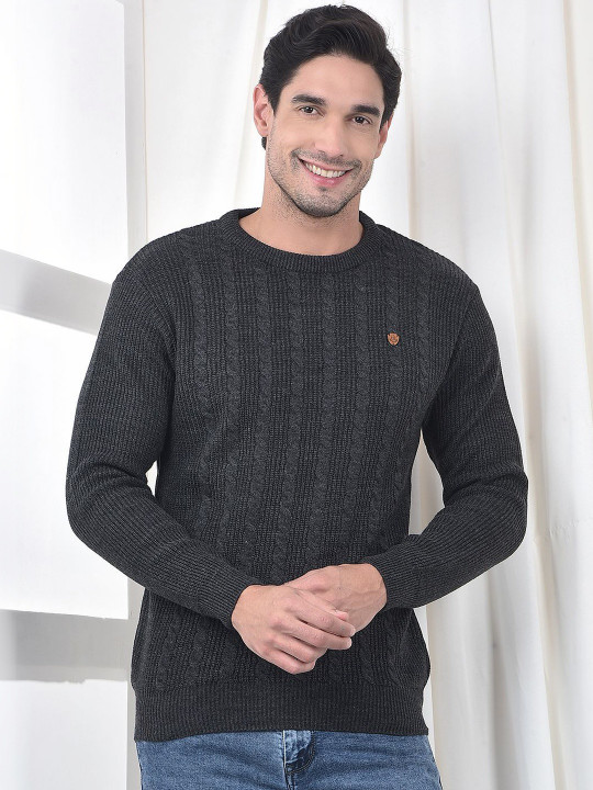 COBB Men Cable Knit Pullover