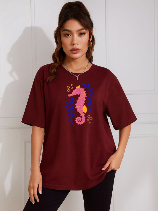 SZN Women Printed T-shirt