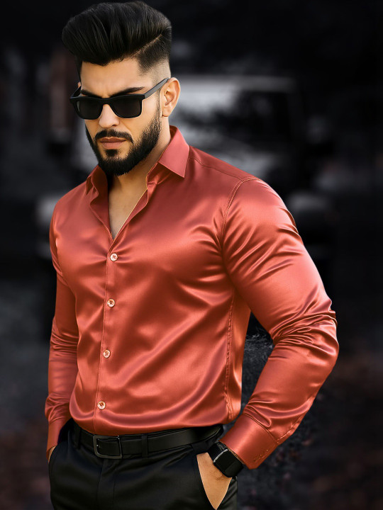 Nat Jastica Men Comfort Party Shirt