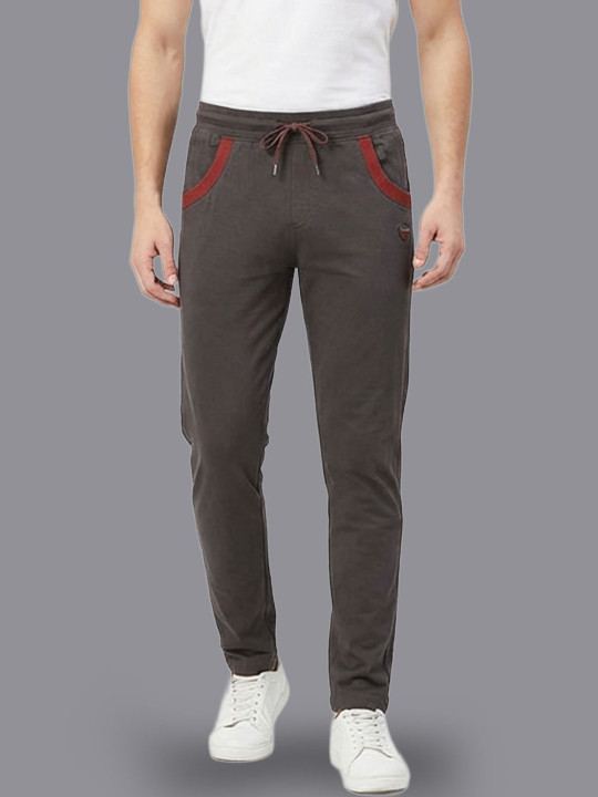 Zoiro Men Mid-Rise Lazy Track Pants