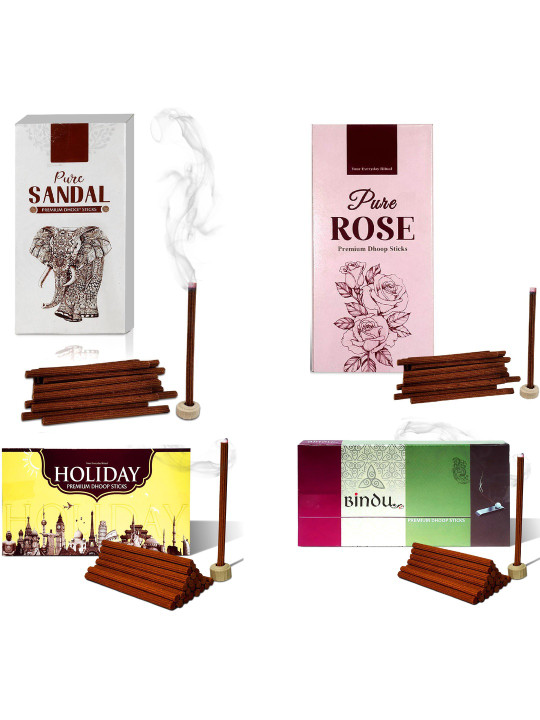 Airtick 4 Pieces Incense Sticks Wood Scented Incense Sticks