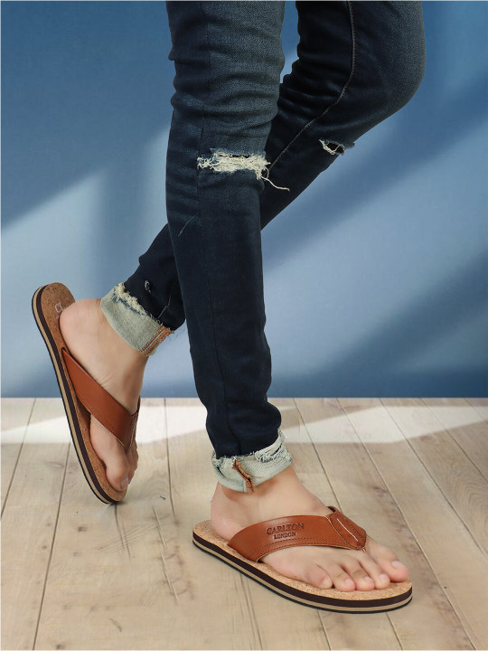 Carlton London Men Thong Flip-Flops