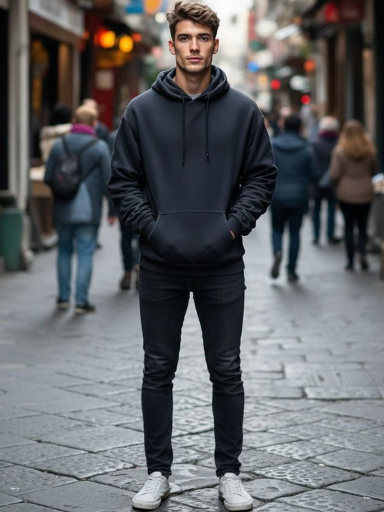 Moda Rapido Men Hooded Sweatshirt