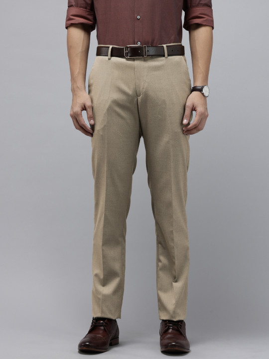 Arrow Men Hudson Tailored Fit Formal Trousers