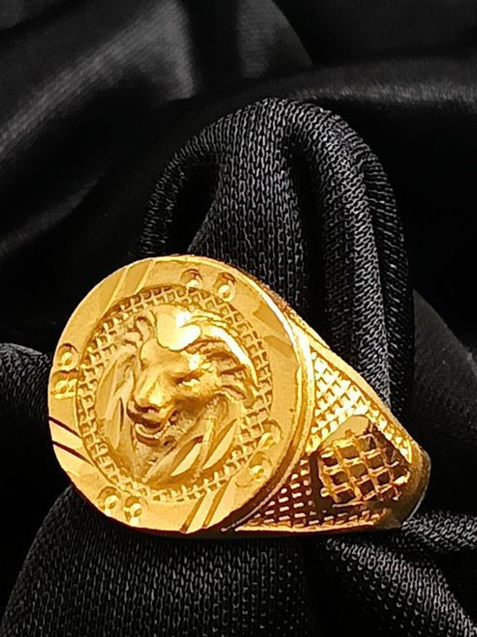 Trinket world Gold-plated Brass Western Finger Ring