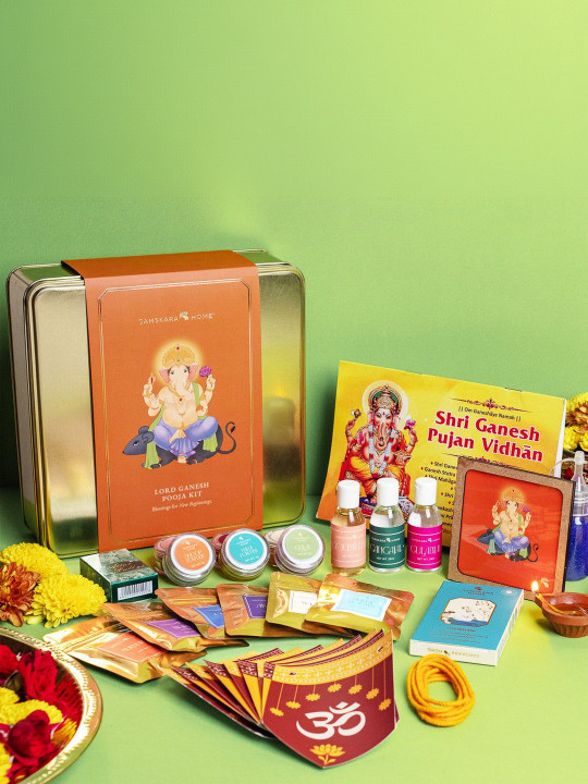 SAMSKARA HOME Ganesh Pooja Samagri Kit