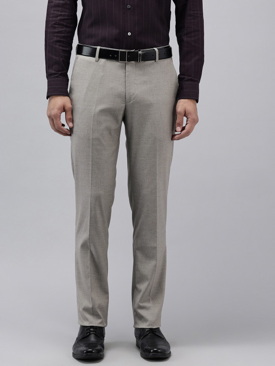 Arrow Men Hudson Tailored Fit Formal Trousers