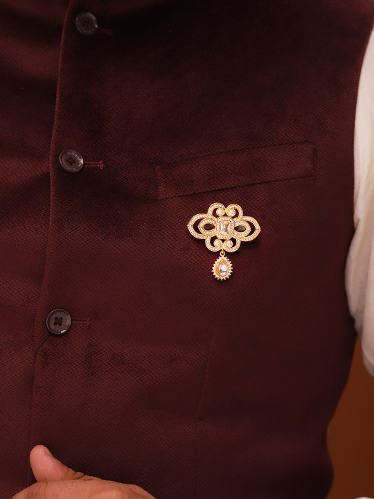 Voylla Kings of Rajasthan Suryaveer Brooch