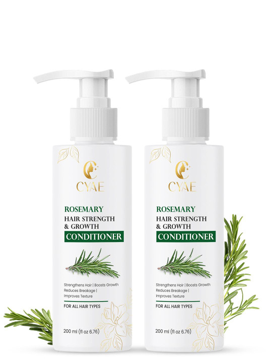 Cyae Set Of 2 Rosemary Hair Strength & Growth Conditioner - 200 ml Each