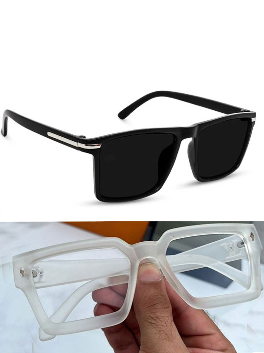 Elligator Black Sunglasses